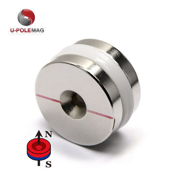 Aanpasbare NdFeB N52 Disc Zeldzame aard Neodymium Countersunk Magnet D16*d6.5*d3.5*5mm