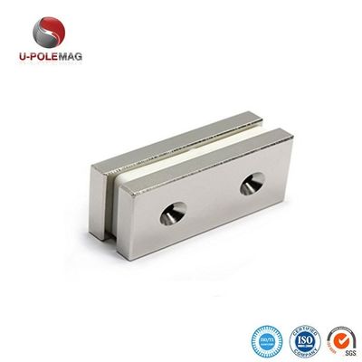 Industriële magneet N35 Countersunk Hole 5mm Block Sterke zeldzame aardmetalen Neodymiummagneten