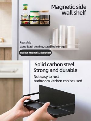 Gepersonaliseerde afmetingen Magnetische adsorptie kruidenplank voor keuken badkamer wasmachine