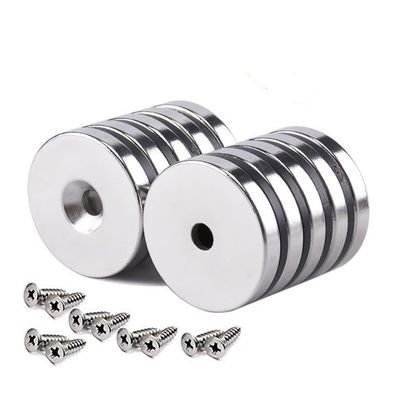 N52 Neodymiummagneet met industriële magneetvormige pot / bekervormige en tegenzinkgat