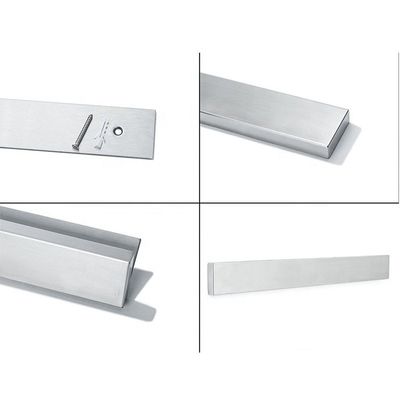 12 inch magnetisch mes strip logo zijde drukwerk of laser metaal magnetisch muur mes houder