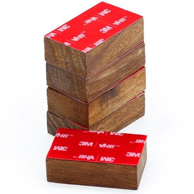 Duurzaam hout magnetisch meshouder voor de muur STRONG Neodymiummagneten Kleefband