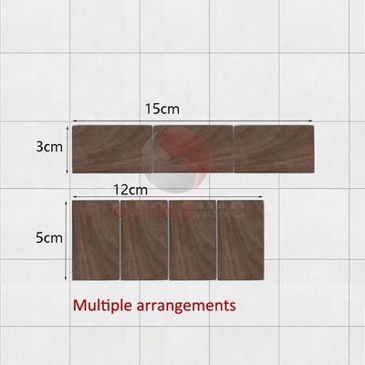 Duurzaam hout magnetisch meshouder voor de muur STRONG Neodymiummagneten Kleefband