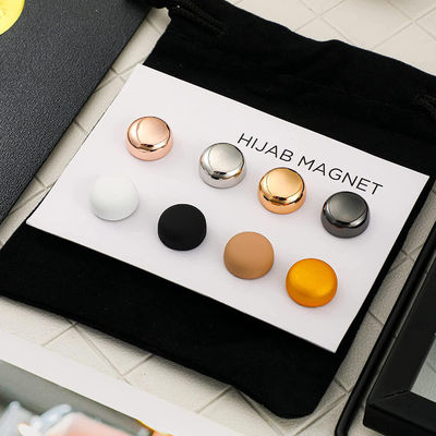 12mm legering NdFeB magneet No-Snag Multi-Hijab magneet voor moslim sjaal in meer dan 40 kleuren