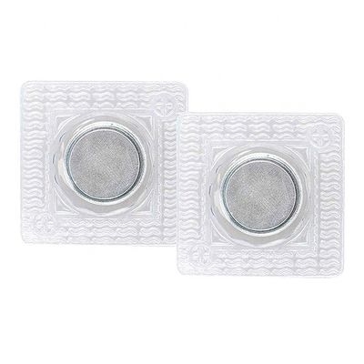Zink PVC coating staal verborgen onzichtbare naai magnetische knop voor kleding