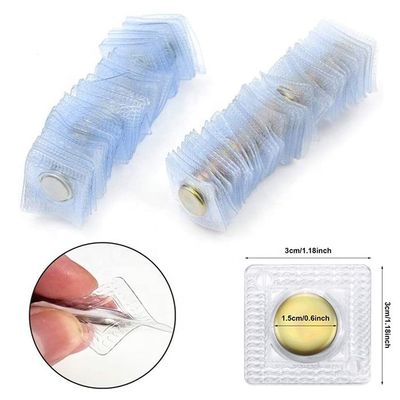 Zink PVC coating staal verborgen onzichtbare naai magnetische knop voor kleding