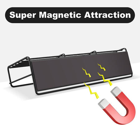 Superruimtebesparende magnetische specerijenrek voor koelkast Sterk magnetisch metaalmateriaal