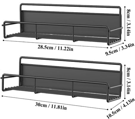 Superruimtebesparende magnetische specerijenrek voor koelkast Sterk magnetisch metaalmateriaal