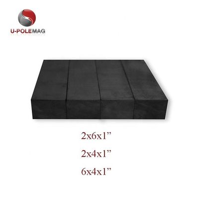 ISO9001 2000 Gecertificeerd C8 6x4x1" Ferrietblok Keramische magneet voor waterpompen Duurzaam