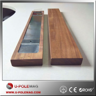 16 inch professionele houten magnetische mes strip ruimtebesparende mes rek met stroom ideaal voor blokken roll tassen