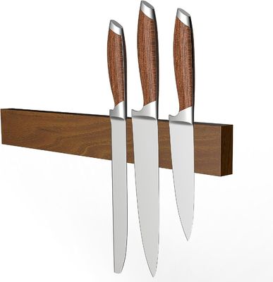 Aanpassen van uw keuken Aanvaardend aangepast logo voor Acacia Hout Magnetische messtrips