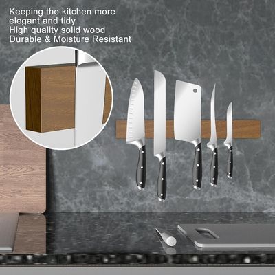 Aanpassen van uw keuken Aanvaardend aangepast logo voor Acacia Hout Magnetische messtrips