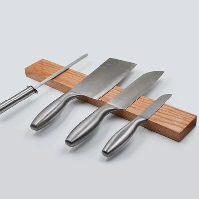 Eikenhout Magnetisch meshouder Wandmontage Ruimtebesparend keuken accessoire 680-995g