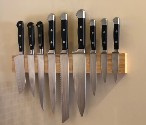 Eikenhout Magnetisch meshouder Wandmontage Ruimtebesparend keuken accessoire 680-995g