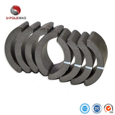 ±0,01 mm Tolerantie Volledig Ferriet Arc Keramische Curve Magnet voor Motor