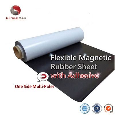 Flexible rubber magnet sheet roll met lijm voor sterke en langdurige binding