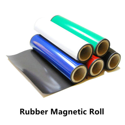 Gepersonaliseerde direct kwaliteitsflexible rubber magnetband/rol/plaat met 3M-kleving
