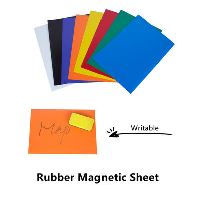 Gepersonaliseerde direct kwaliteitsflexible rubber magnetband/rol/plaat met 3M-kleving