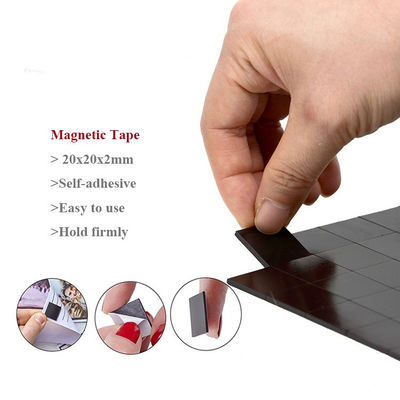 Gepersonaliseerde direct kwaliteitsflexible rubber magnetband/rol/plaat met 3M-kleving