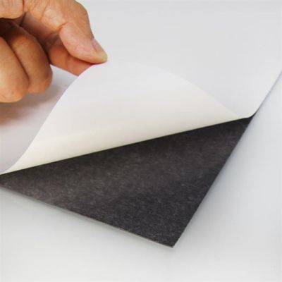 Proeftijd 15-18 dagen Rubber Magnet Flexible Magnetic Sheet met kleefmiddel A4*0.75mm