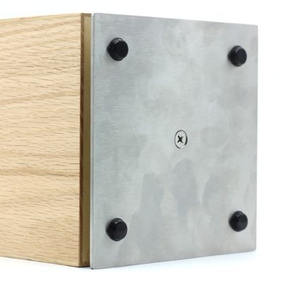 Duurzaam 300x150x150mm 4 zijden Magnetisch mesblok 360 Draaibaar houten meshouder