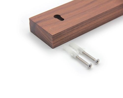 Magnetisch meshouder van walnoothout voor de wand Volledig afgesloten verzending per zee/lucht/express
