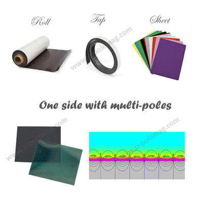 Industriële magneetverwerkingsdienst Snijden A4*0,5 mm Rubber Magnet Plain Magnetic Sheet