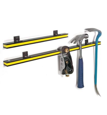 24" Streng opslag gereedschap organisator bars Set Permanente ruimtebesparing voor garage werkplaats