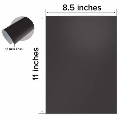 A4 rubberen magnetische plaat met zelfklevend materiaal Grootte 297*210 mm Dikte van 0,3 mm tot 2 mm