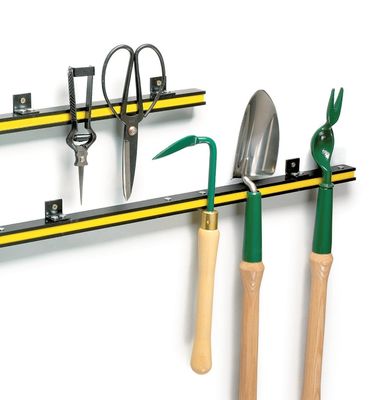 24" Streng opslag gereedschap organisator bars Set Permanente ruimtebesparing voor garage werkplaats