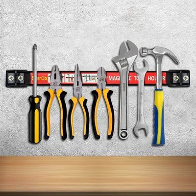 18 inch magnetische gereedschapsstaaf set A3 ferriet magneet materiaal voor georganiseerde garage opslag