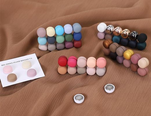 Mode Warehouse Sterke magneet Hijab Pins voor vrouwen Meerdere kleuren sjaal Magnetische Pins