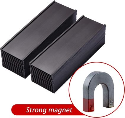 Functioneel ontwerp Magnetische C-profielkanaallabelhouders voor metalen rekken en planken