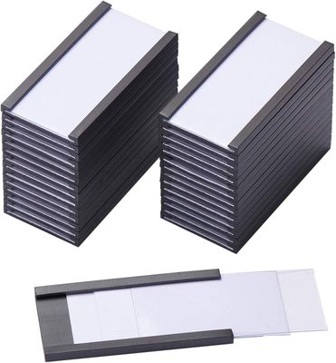 Functioneel ontwerp Magnetische C-profielkanaallabelhouders voor metalen rekken en planken