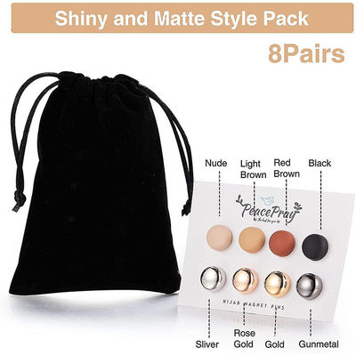 Ronde neutrale hijabmagneten met trekkracht 50 stuks A4 legering NdFeB magneet