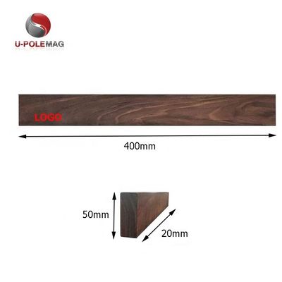 16 inch Dark Walnut Magnetic Knife Holder voor de muur Houd uw messen binnen handbereik