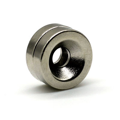 80-220 graden Celsius Ronde schijf Neodymiummagneet N52 NdFeB met Countersunk Hole
