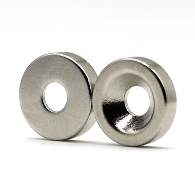 80-220 graden Celsius Ronde schijf Neodymiummagneet N52 NdFeB met Countersunk Hole