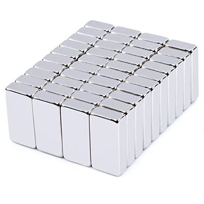 Gepersonaliseerde sterke blokneodymiummagneten 20 mm x 10 mm x 2 mm Magnet met tolerantie ± 1%