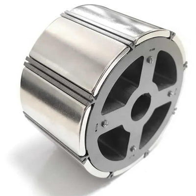 Windturbinegenerator N42UH Neodymium boogsegment motormagneet met nikkelcoating