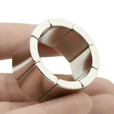 High Grade Ndfeb Countersunk Magnet Neodymium Arc Magnets met ISO9001 2000 Assurance