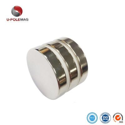 Precieze tolerantie van /-0,1mm N38 dubbelzijdige neodymium schijf magneet voor het verpakken cadeaubon