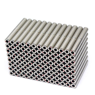 Snijdservice Persoonlijke Permanente Axial Diametrisch Magnetiseerde N52 Neodymium Magnet Holle Cylinder