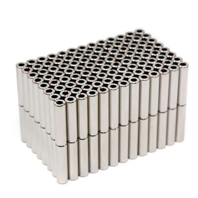 Snijdservice Persoonlijke Permanente Axial Diametrisch Magnetiseerde N52 Neodymium Magnet Holle Cylinder