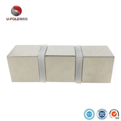1′ industriële vaste nikkelsterke Neodymium N52 blokmagneet met tolerantie ±0,1 mm