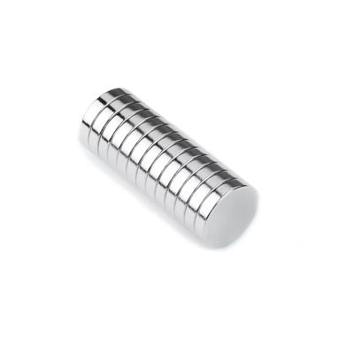 Nickel gecoate N52 Neodymium Disc Magnet 10 mm x 2 mm voor optimale industriële prestaties