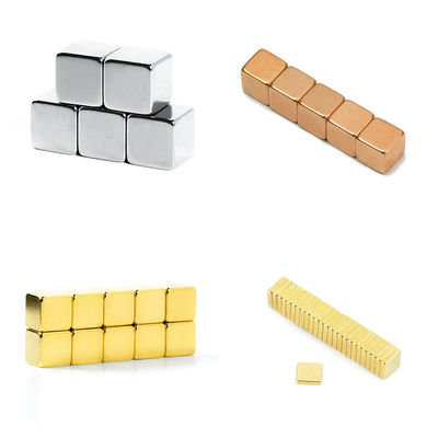 N52 Neodymiummagneetplaat, bekleed met nikkel 1 mm x 1 mm met epoxycoating en ±1% tolerantie