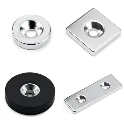 N52 Neodymiummagneetplaat, bekleed met nikkel 1 mm x 1 mm met epoxycoating en ±1% tolerantie