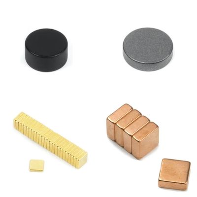 N52 Neodymiummagneetplaat, bekleed met nikkel 1 mm x 1 mm met epoxycoating en ±1% tolerantie
