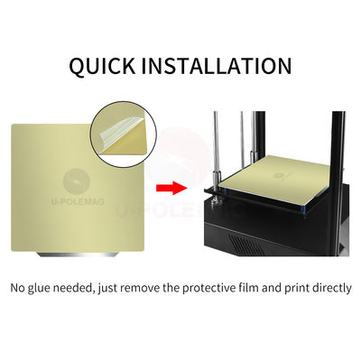 Flexibel en duurzaam 3D-printer PEI Spring Steel Sheet Frosted Magnetic Base Inclusief